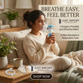 Portable Mesh Nebulizer | Ultrasonic Steam Inhaler for Kids & Adults with Smart USB Connector